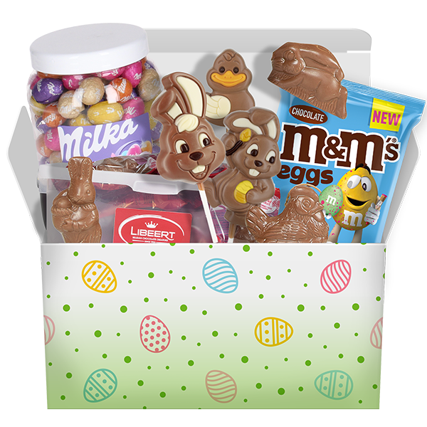 Jouw "Chocolademarkt – Pasenbox" voor €41,90 i.p.v. €53,64