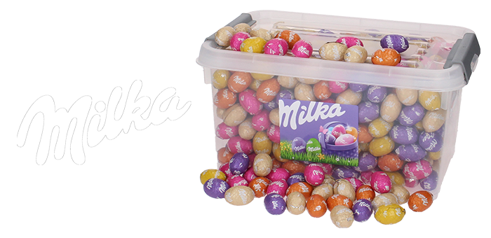 Jouw "Milka chocoladebox 4000 gram" voor € 53,99 i.p.v. € 84