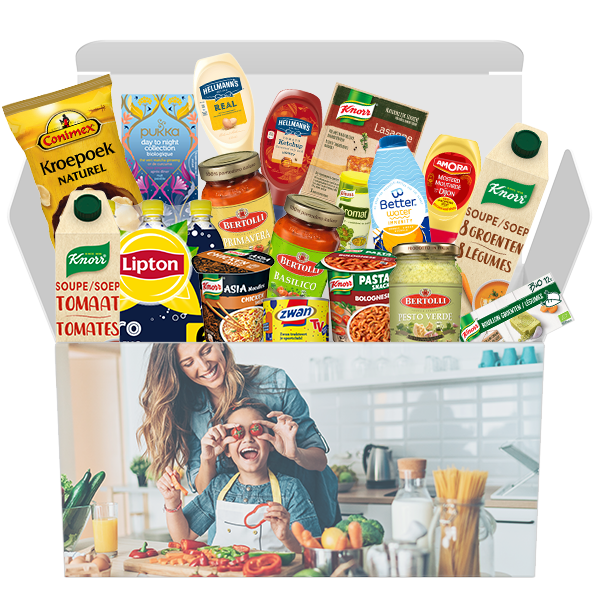 Jouw Keuken Box met topmerken voor slechts €37,99 i.p.v. €55,39
