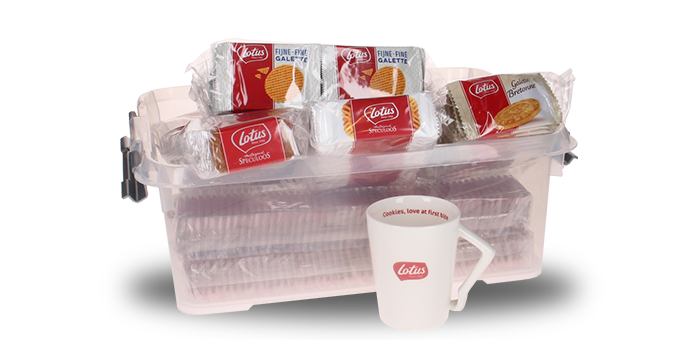 Jouw "Lotus Koekjesbox" voor €29,90 i.p.v. €41,10