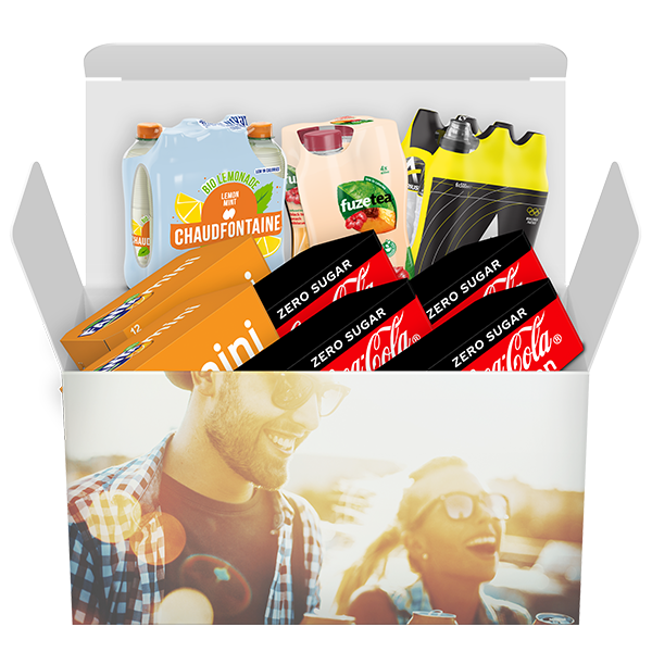 Jouw "Frisdrankbox" voor €44,72 i.p.v. €59,62